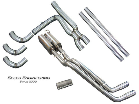 Speed Engineering SPEED ENGINEERING TRUE DUAL EXHAUST (REAR EXIT) 99-18 GM TRUCK