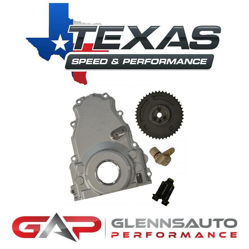 Texas Speed (TSP) GEN 4 LS VVT Delete Kit w/3-Bolt Timing Gear and ARP Cam Bolts