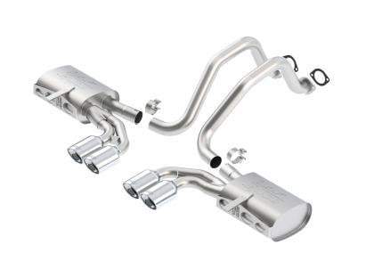 Borla Dual Tip Catback Exhaust 97-04 C5 CORVETTE